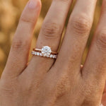 Load image into Gallery viewer, Round Cut Lab Grown Diamond Eternity Ring 0.30 CTW | 3/4th Band in 9K, 14K, 18K White, Yellow, Rose Gold | SGL Certified Jewelry Jwalin Jewels