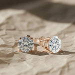 Load image into Gallery viewer, Diamond Stud Earrings Jwalin Jewels
