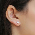 Load image into Gallery viewer, Diamond Stud Earrings Jwalin Jewels