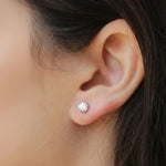 Load image into Gallery viewer, Diamond Stud Earrings Jwalin Jewels