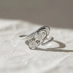 Load image into Gallery viewer, Marquise Lab Grown Diamond Solitaire Ring,14K Gold, Engagement Statement Jewelry, Curved Bypass Design, IGI Certified, Modern Elegant Gift Jwalin Jewels