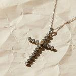 Load image into Gallery viewer, Diamond Cross Necklace Jwalin Jewels