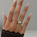 Load image into Gallery viewer, Diamond Bezel Set Ring in 9K, 14K, 18K White, Yellow, or Rose Gold Handcrafted Lab-Grown Diamonds, SGL & IGI Certified Jwalin Jewels