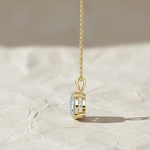 Load image into Gallery viewer, 1.50ctw Oval Lab Diamond Necklace, 14k Gold Solitaire Pendant, F+ VS+ Grown Diamond, Prong Set, Everyday Fine Jewelry Gift for Her