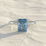 Load image into Gallery viewer, IGI Certified 2.00 Carats Pink Radiant Cut Lab Grown Diamond Engagement Ring, Radiant Shape Diamond Wedding Ring, 14k Gold Jewelry For Her