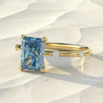 Load image into Gallery viewer, IGI Certified 2.00 Carats Pink Radiant Cut Lab Grown Diamond Engagement Ring, Radiant Shape Diamond Wedding Ring, 14k Gold Jewelry For Her