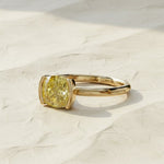 Load image into Gallery viewer, 2 Carat Lab Grown Pink Diamond Ring Pink Solitaire Cushion Engagement Ring Wedding Gift Gold Ring For Women\Girl Anniversary Gift For Wife