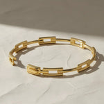 Load image into Gallery viewer, Diamond Gold Bangle Bracelet, 14K White, Yellow, Rose Gold, Pave Set, 0.27cts Lab Grown Diamonds, Modern Geometric Jewelry for Women, Gift Jwalin Jewels