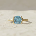 Load image into Gallery viewer, 2 Carat Lab Grown Pink Diamond Ring Pink Solitaire Cushion Engagement Ring Wedding Gift Gold Ring For Women\Girl Anniversary Gift For Wife