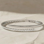 Load image into Gallery viewer, Diamond Bangle Bracelet 1ct, 14K Cross Over Bangle, Graduating Diamond Bracelet, Diamond Gold Bracelet Bangle, Ladies Bracelet Bangle Jwalin Jewels