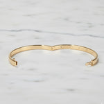 Load image into Gallery viewer, Flush Set Diamond Bangle Bracelet - 0.49 Carat Weight VS1 Diamonds. 14K Yellow Gold Diamond Bangle Bracelet: Flush Set Multi Shape Cut Stone