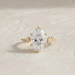 Load image into Gallery viewer, 2.00 CT Oval Lab Grown Diamond Engagement Ring, Low Profile Solitaire Ring, Handmade Fine Jewelry, Minimalist Solid Gold Ring, IGI Certified Jwalin Jewels