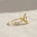 Load image into Gallery viewer, 2.00 CT Oval Lab Grown Diamond Engagement Ring, Low Profile Solitaire Ring, Handmade Fine Jewelry, Minimalist Solid Gold Ring, IGI Certified Jwalin Jewels