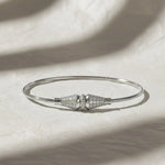 Load image into Gallery viewer, Diamond Bracelet 1.76 Carats, Micro Pavé Setting, Solid 9K & 14K Gold, Elegant Stackable Jewelry, Bridal Gift, Daily Wear Gold Jwalin Jewels