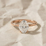 Load image into Gallery viewer, Oval Diamond Engagement Ring Jwalin Jewels