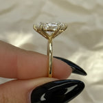 Load image into Gallery viewer, 3 Carat F VS1 IGI Certified Lab Grown Marquise Diamond 14k Gold Ring