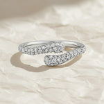 Load image into Gallery viewer, Diamond Wrap Ring, 0.26 CTW, Yellow Gold Anniversary Band