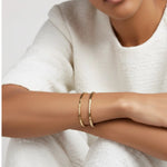 Load image into Gallery viewer, Classic Gold Bangle, 14K Gold Bracelet for Women, Plain Gold Bangle Bracelet, Hinged Plaing Gold bracelet, Simple Gold Bangle Jwalin Jewels