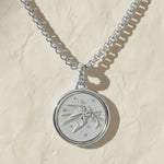 Load image into Gallery viewer, Gold Amulet Necklace with Hummingbird Pendant, Lab Grown Diamonds, Pave Set, Symbolic Jewelry, Gift for Mom, Luxury Talisman Necklace Jwalin Jewels