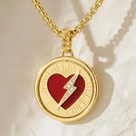 Load image into Gallery viewer, Gold Amulet Necklace with Hummingbird Pendant, Lab Grown Diamonds, Pave Set, Symbolic Jewelry, Gift for Mom, Luxury Talisman Necklace Jwalin Jewels