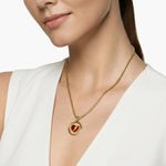 Load image into Gallery viewer, Gold Amulet Necklace with Hummingbird Pendant, Lab Grown Diamonds, Pave Set, Symbolic Jewelry, Gift for Mom, Luxury Talisman Necklace Jwalin Jewels