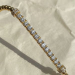 Load image into Gallery viewer, Pave Diamond Bar Beaded Bracelet in 14k Gold | Lab Grown VS+ Diamonds | Elegant Minimalist Jewelry for Her, Gifts for Mom & Bridesmaids Jwalin Jewels