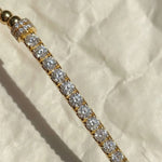 Load image into Gallery viewer, Pave Diamond Bar Beaded Bracelet in 14k Gold | Lab Grown VS+ Diamonds | Elegant Minimalist Jewelry for Her, Gifts for Mom & Bridesmaids Jwalin Jewels