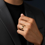 Load image into Gallery viewer, 14k Yellow Gold Band - FLAT / Polished / Real Comfort Fit / Men's Women's Wedding Band / Solid Gold Ring Simple / Plain Flat Gold Band