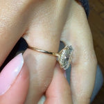 Load image into Gallery viewer, 3 Carat Oval Engagement Ring with Side Round Cut Lab Grown Diamonds, Prong Setting, SGL & IGI Certified, Custom Gold Options, Bridal Jewelry Jwalin Jewels