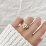 Load image into Gallery viewer, Marquise Cut IGI Certified Lab Grown Solitaire Bezel Set Diamond Ring for Her | Anniversary Gift for Wife | Birthday Gift for Girlfriend