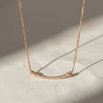 Load image into Gallery viewer, Lab Grown Diamond Bar Necklace 14K Gold, Pave Setting, Elegant Pendant, Anniversary Gift for Her, Women's Gold Jewelry Jwalin Jewels