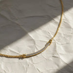 Load image into Gallery viewer, Lab Grown Diamond Bar Necklace 14K Gold, Pave Setting, Elegant Pendant, Anniversary Gift for Her, Women's Gold Jewelry Jwalin Jewels