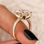 Load image into Gallery viewer, IGI Certified 2 Carat Marquise Lab Diamond 14k Gold Engagement Ring