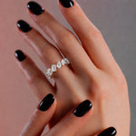 Load image into Gallery viewer, 4CT Multi Shape Brilliant Cut Lab grown Diamond Eternity Band, Multi Shape Wedding Band for her, Wedding Proposal Multi Shape Band