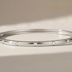 Load image into Gallery viewer, Handmade 14K Gold Lab Grown Diamond Bangle Bracelet Jwalin Jewels
