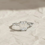 Load image into Gallery viewer, Lab Grown Diamond Emerald Cut Solitaire Ring 2.00ct F+ VS+ Gold Engagement Promise Anniversary Gift, Sustainable Luxury Diamond Ring Jwalin Jewels