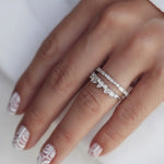 Load image into Gallery viewer, 14k Gold Lab Grown Diamond Ring, Shared Prong Wedding Band Jwalin Jewels