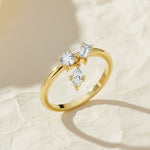 Load image into Gallery viewer, 18K Gold Diamond Statement Ring, 0.36 CTW, F+ Color VS+ Clarity