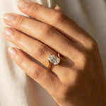 Load image into Gallery viewer, Lab Grown Emerald Cut Diamond Ring, 2.00ct F+ VS+ Certified Bezel Set Gold Band,Romantic Anniversary Gift for Wife, Modern Women's Gold Ring