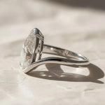 Load image into Gallery viewer, Lab Grown Pear Cut Diamond Wrap Ring, 14K Gold Bypass Engagement, Bridal, Anniversary Gift, VS+ F+ Clarity, SGL & IGI Certified Jwalin Jewels