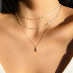 Load image into Gallery viewer, Lab Grown Marquise Diamond Necklace, Bezel Set Pendant in 9K & 14K Gold, Dainty Fine Gold Jewelry, Everyday Gift for Her,Bridesmaid Necklace Jwalin Jewels