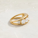 Load image into Gallery viewer, Lab Grown Diamond Wedding Band | Cushion Cut Gold Ring | Luxury Anniversary Gift Jwalin Jewels