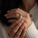 Load image into Gallery viewer, Lab Grown Diamond Wedding Band | Cushion Cut Gold Ring | Luxury Anniversary Gift Jwalin Jewels