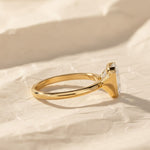 Load image into Gallery viewer, Half Bezel Set Asscher Cut 3ct Lab Grown Diamond Engagement Ring