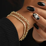 Load image into Gallery viewer, Diamond Bracelet, 14K Gold Tennis Bracelet, Bezel Set Round Cut Sparkling Diamond, Minimalist Stackable Jewelry for Women Size 6.5"