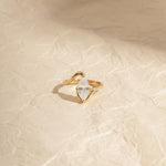 Load image into Gallery viewer, Marquise Ring by Jwalin Jewels, Wave Ring, Promise Ring, Engagement Ring, Diamond Ring, Bridal Jewelry, Statement Ring, Unique Ring
