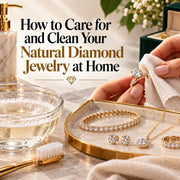 How to Care for and Clean Your Natural Diamond Jewelry at Home