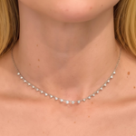 Load image into Gallery viewer, Diamond Drip Necklace, 1.09 CT Round ,14K Solid Gold, Gift for Her, Modern Fine Jewelry