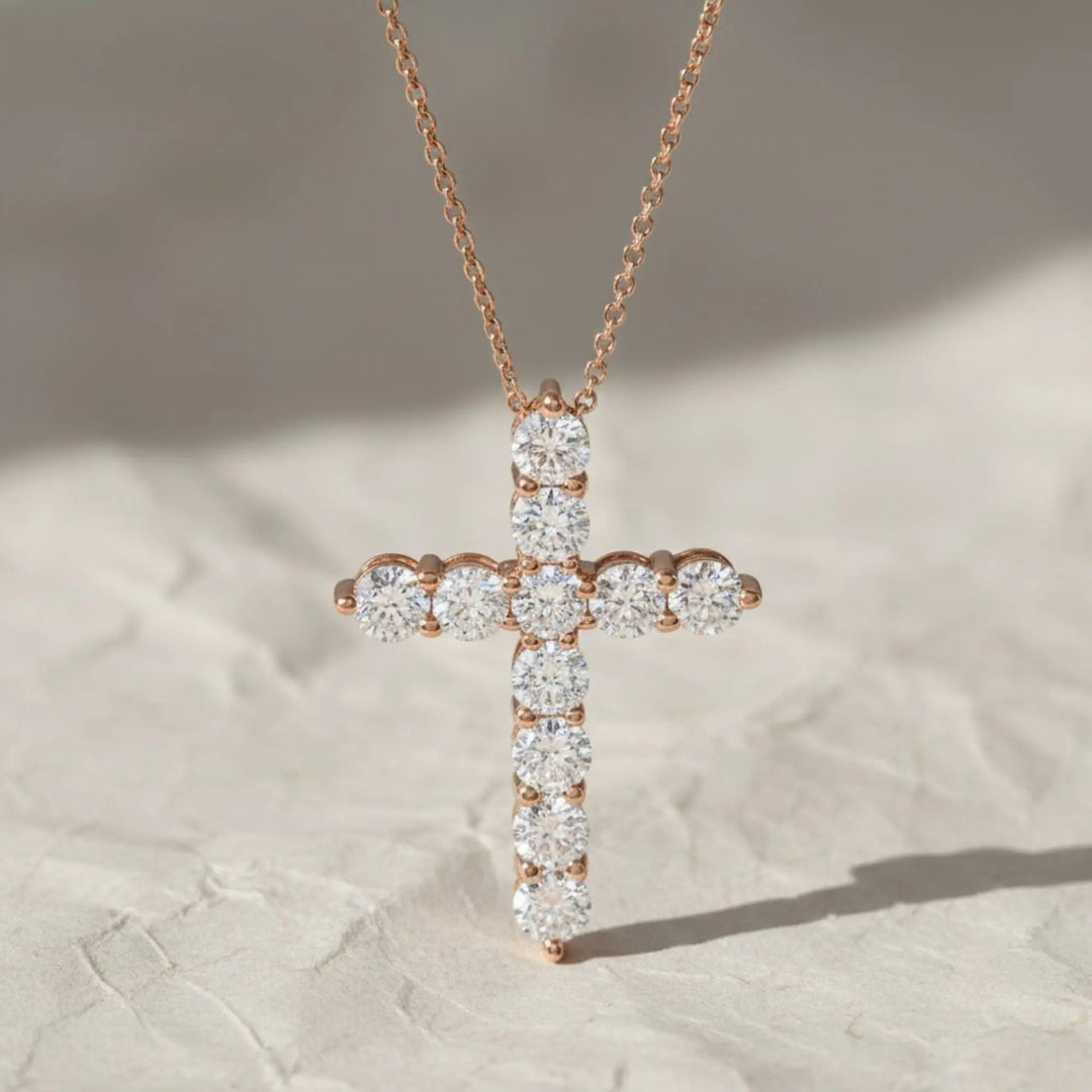 14k Gold Cross Necklace, Cross Necklace, Christian Gifts, Minimalist Necklace, Baptism necklace, Christmas Gift , Hallowen gift , Women gift Jwalin Jewels