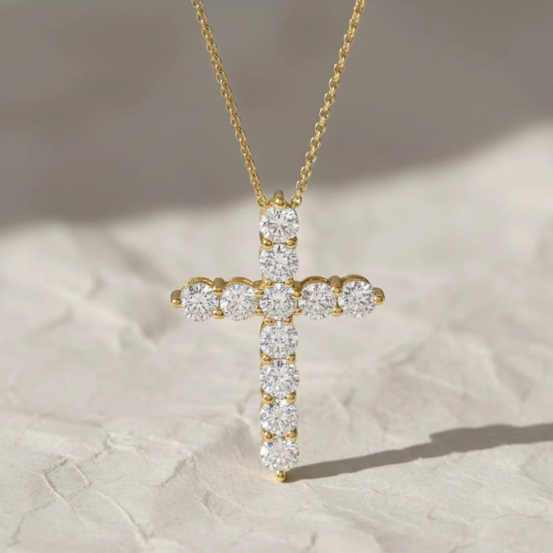 14k Gold Cross Necklace, Cross Necklace, Christian Gifts, Minimalist Necklace, Baptism necklace, Christmas Gift , Hallowen gift , Women gift Jwalin Jewels